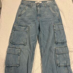 Denim Forum The ‘90s Millie Hi-Rise Cargo